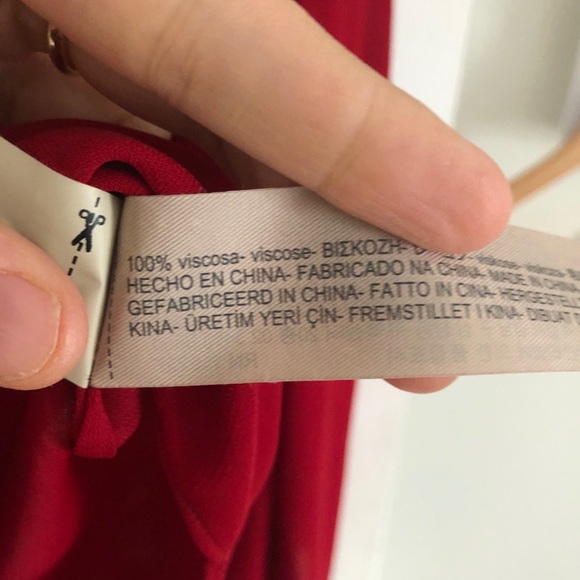 Massimo Dutti Red Blouse - Picture 4 of 5